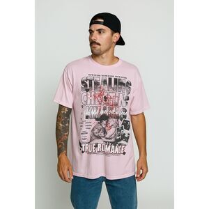Rucking Fotten Pink True Romance Tarantino T Shirt Tee Top  Mens Size Large